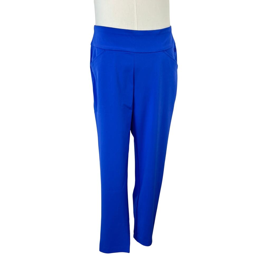 Lilly Pulitzer Luxletic Corso Crop Pant UPF50+ Performance Martinique Blue 14